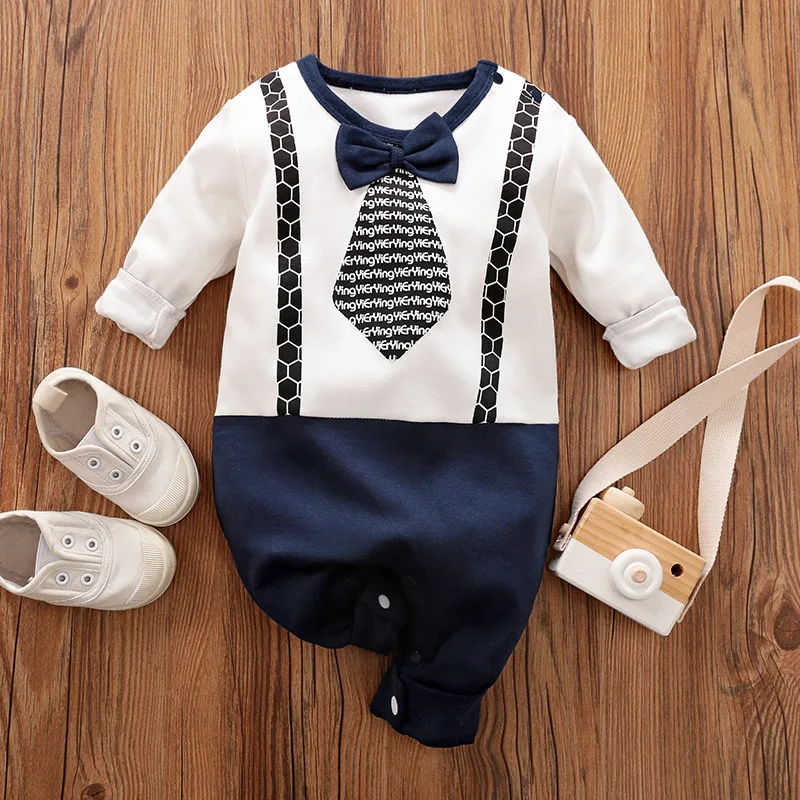 Baby Infant Rompers Patchwork Baby Girl Clothes White Necktie Baby Spring Clothes Boys Rompers Kids Costume children clothes
Baby Infant Rompers Patchwork Baby Girl Clothes White Necktie Baby Spring Clothes Boys Rompers Kids Costume children clothes