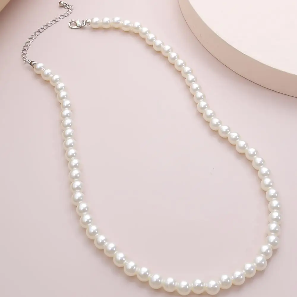 Ожерелье-чокер женское с белым жемчугом 2021 | Украшения и аксессуары