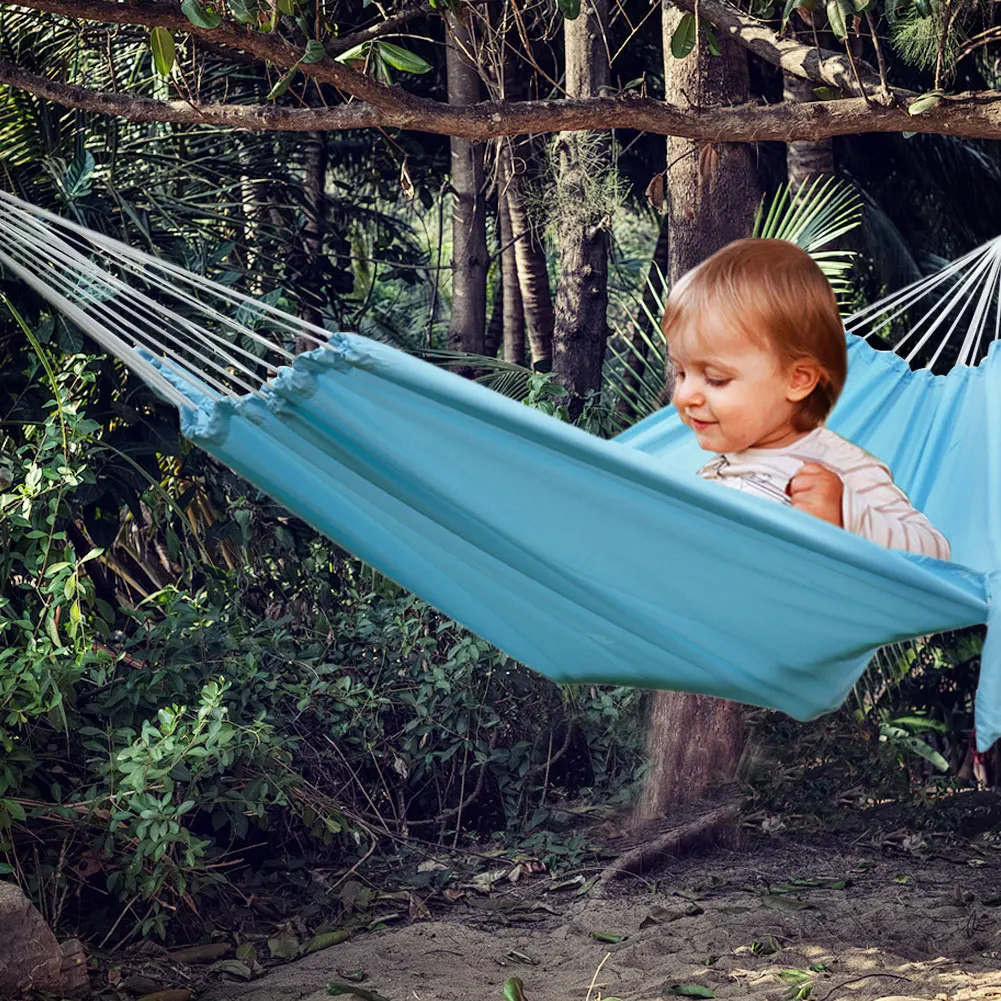 200cm x 140cm Convenient Hammock Outdoor Indoor Leisure Portable Hammock Clear and Cool Portable Hammock in Summer
200cm x 140cm Convenient Hammock Outdoor Indoor Leisure Portable Hammock Clear and Cool Portable Hammock in Summer