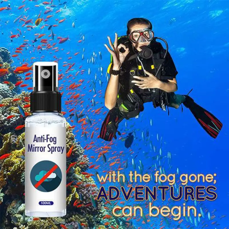 Multifunction Long Lasting Anti-Fog Spray Anti Reflective Lenses Prevents Fogging of Glass or Plastic Windows Mirrors
Multifunction Long Lasting Anti-Fog Spray Anti Reflective Lenses Prevents Fogging of Glass or Plastic Windows Mirrors