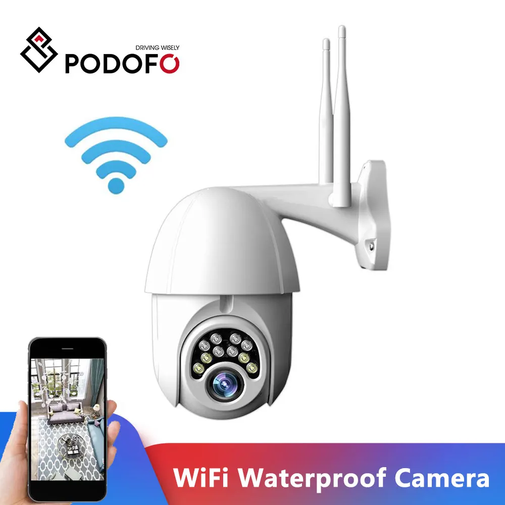 PODOFO WiFi PTZ IP камера 1080P HD беспроводная безопасности Inqmega наблюдения