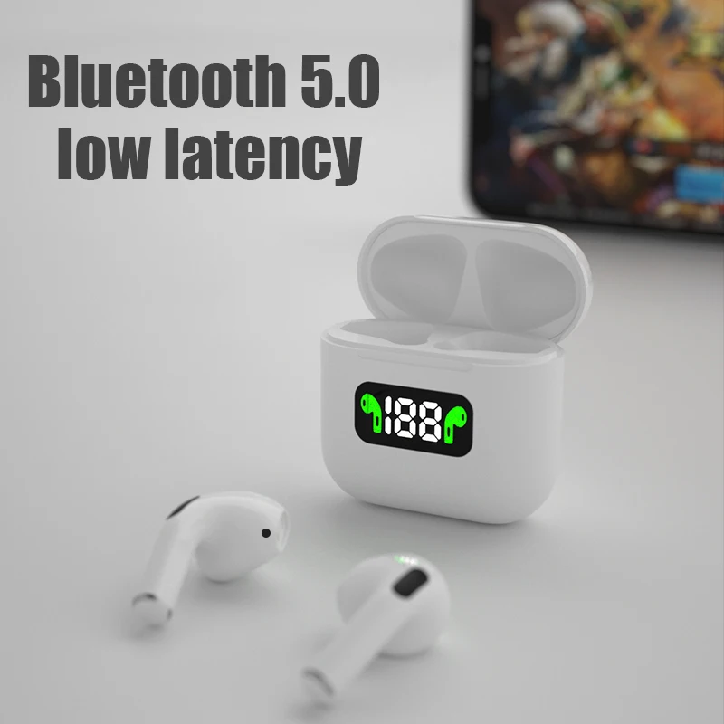 TWS Новые беспроводные Bluetooth наушники ANC шумоподавляющие HiFi Спортивная гарнитура с