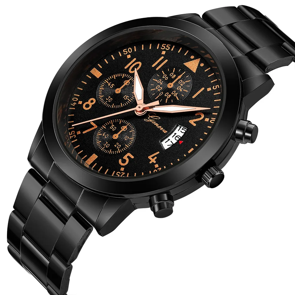 Minimalist Unisex Watches Three Eyes And Six Pointer Calendar Dial Stainless Steel Watches Female Quartz Wrist Clock Reloj Mujer
Minimalist Unisex Watches Three Eyes And Six Pointer Calendar Dial Stainless Steel Watches Female Quartz Wrist Clock Reloj Mujer