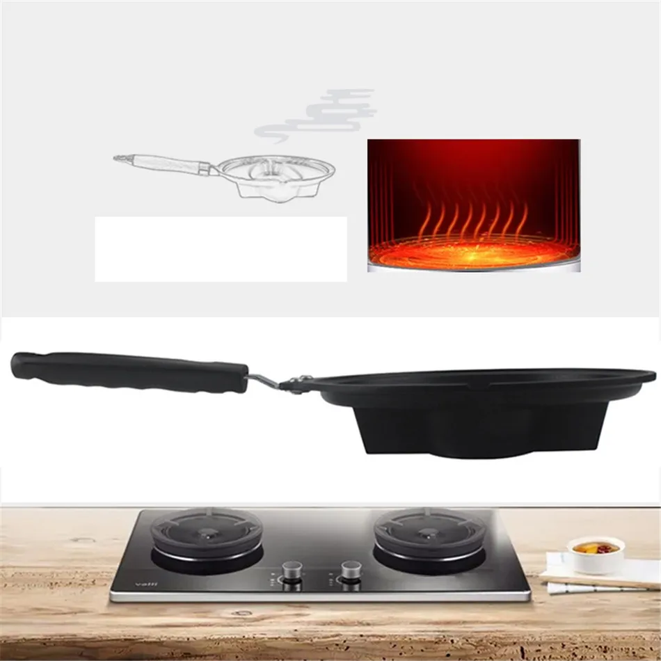 Cast aluminum Omelette Frying Pan Uncoated Non-stick Egg Wrap Rice Cooker Mold Crepe Roll Maker Kitchen Cookware For Gas Stove | Дом и сад