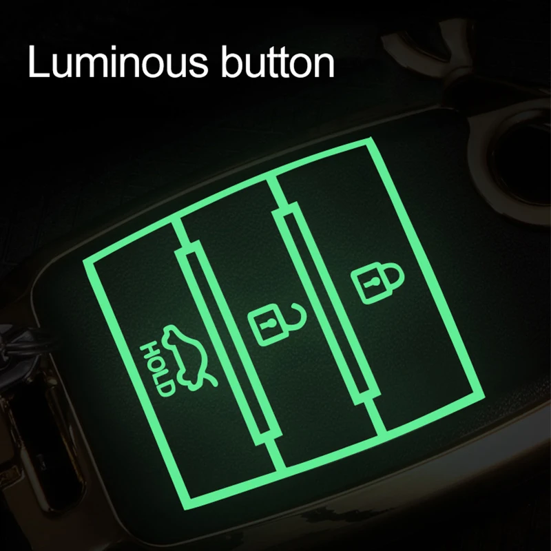 Zinc alloy+Luminous Car Remote Key Case Cover For Kia Rio K2 Optima K5 Sportage 2017 2018 Ceed Sorento Cerato K3 K4 Accessories
Zinc alloy+Luminous Car Remote Key Case Cover For Kia Rio K2 Optima K5 Sportage 2017 2018 Ceed Sorento Cerato K3 K4 Accessories
