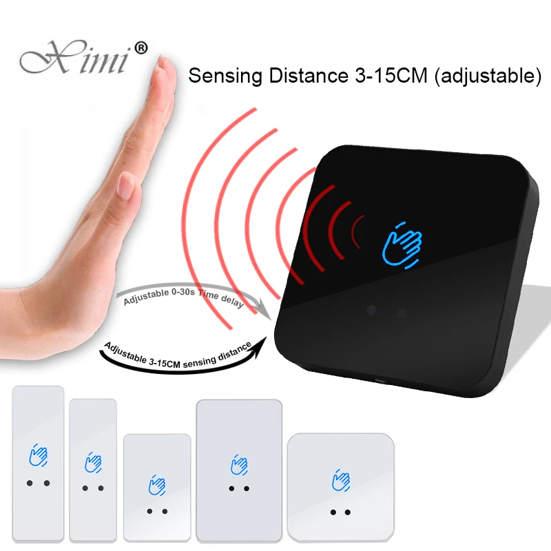 Infrared Sensor Switch No Touch Contactless Switches Door Release Exit Button with LED Indication
Infrared Sensor Switch No Touch Contactless Switches Door Release Exit Button with LED Indication