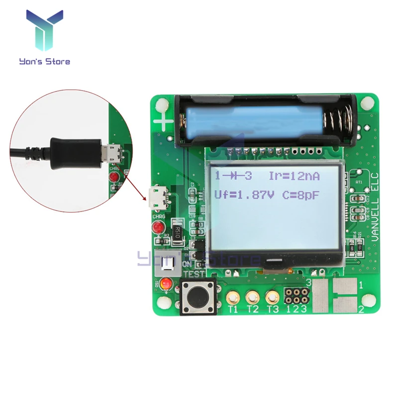 M328 ESR Meter ATmega328 Digital Transistor Tester Diode Triode Inductor Capacitance resistor Meter MOS/PNP/NPN
M328 ESR Meter ATmega328 Digital Transistor Tester Diode Triode Inductor Capacitance resistor Meter MOS/PNP/NPN