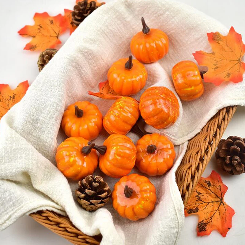 Mini Artificial Pumpkin Fake Simulation Vegetable Happy Halloween Decoration For Home Halloween Props DIY Crafts
Mini Artificial Pumpkin Fake Simulation Vegetable Happy Halloween Decoration For Home Halloween Props DIY Crafts