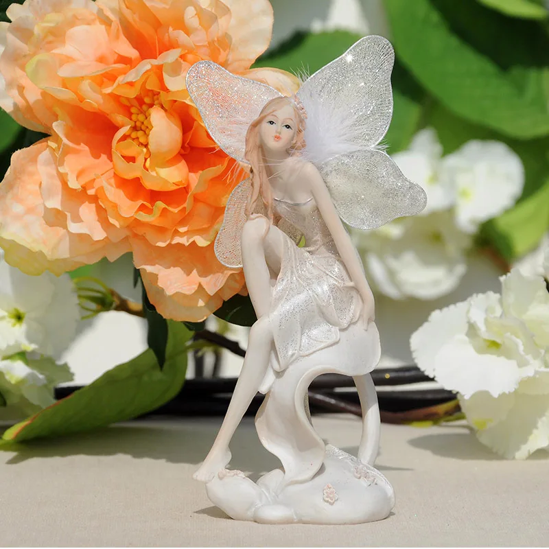 Elegant Flower Fairy Resin Statue Home Decor Figurine Miniature Ornaments Elves Angel Sculpture Modern Living Room Decoration
Elegant Flower Fairy Resin Statue Home Decor Figurine Miniature Ornaments Elves Angel Sculpture Modern Living Room Decoration