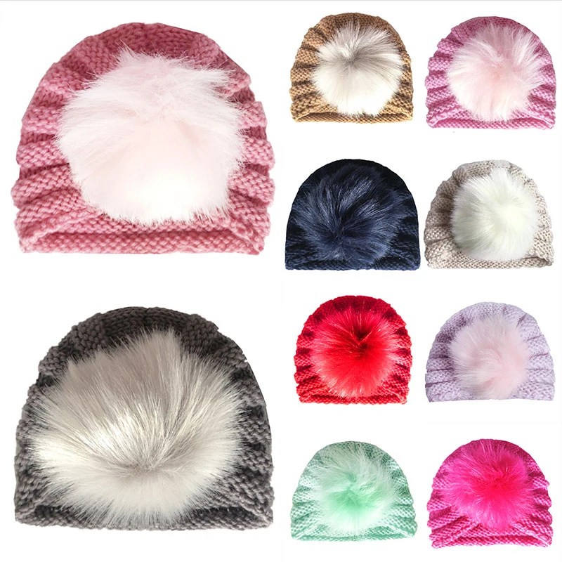 Baby Turban Hedging Hat Ears Knotted Hat Autumn Winter Newborn Baby Soft Fur Ball Knitted Turban Pom Hat Kids Warm Beanie Cap
Baby Turban Hedging Hat Ears Knotted Hat Autumn Winter Newborn Baby Soft Fur Ball Knitted Turban Pom Hat Kids Warm Beanie Cap