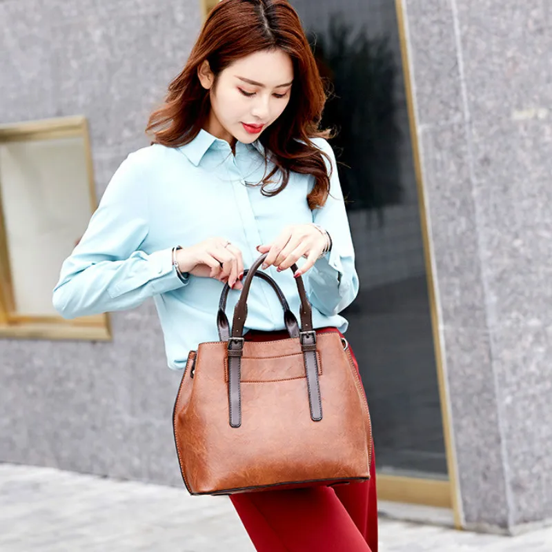 Tote Bag Girl Bags for Women 2020 Wholesale New Ladies Bag Fashion Handbag Shoulder Bag Lady Bag Cross Body Bag PU Woman Bag Red