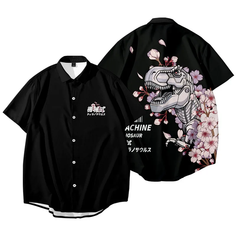 Oversize S-6XL Men's Flower Dinosaur Printed Hawaiian Shirt Summer Male Fashion Casual Short Sleeve Japan Streetwear Clothes
Oversize S-6XL Men's Flower Dinosaur Printed Hawaiian Shirt Summer Male Fashion Casual Short Sleeve Japan Streetwear Clothes