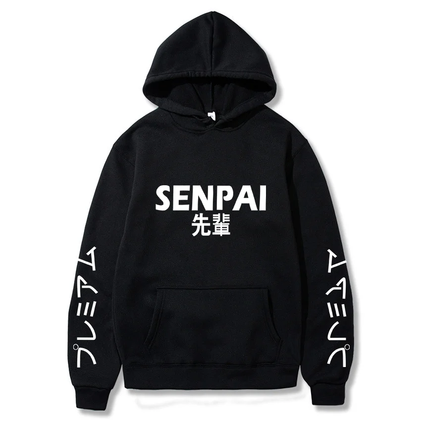 Casual Hoodie Men Sweatshirt Japanese Streetwear New Fashion SENPAI Letter Printing Men Women Hoodies Pullover Sudadera Hombre
Casual Hoodie Men Sweatshirt Japanese Streetwear New Fashion SENPAI Letter Printing Men Women Hoodies Pullover Sudadera Hombre