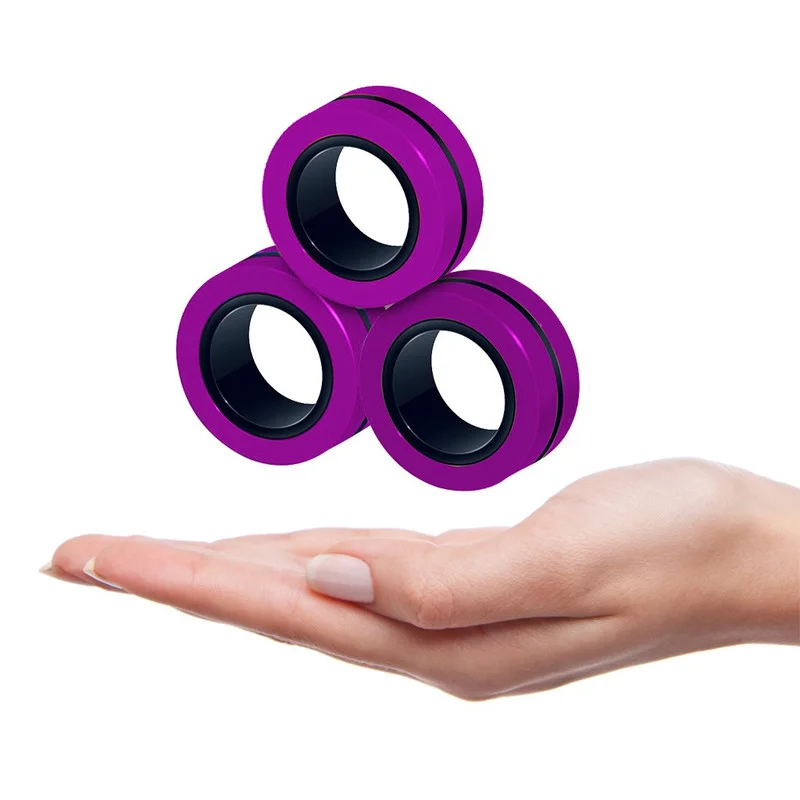 3pcs Anti-stress Magnetic Rings Magnetic Bracelet Ring Unzip Magic Ring Props Tools Decompression Toys Finger Rings Toys
3pcs Anti-stress Magnetic Rings Magnetic Bracelet Ring Unzip Magic Ring Props Tools Decompression Toys Finger Rings Toys