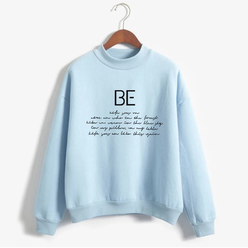 Bangtan Boys BE Print Hoodies Autumn New Fleece Turtleneck Women Sweatshirts Tops Women Korean Kpop Fashion Cl Women-Clothing
Bangtan Boys BE Print Hoodies Autumn New Fleece Turtleneck Women Sweatshirts Tops Women Korean Kpop Fashion Cl Women-Clothing