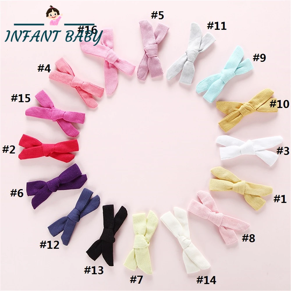 16Pcs/set Solid Cotton Hair Bows Hair Clips For Baby Girls Boutique Hairpins Barrettes Headwear Kids Hair Acesssories For Girls 
16Pcs/set Solid Cotton Hair Bows Hair Clips For Baby Girls Boutique Hairpins Barrettes Headwear Kids Hair Acesssories For Girls