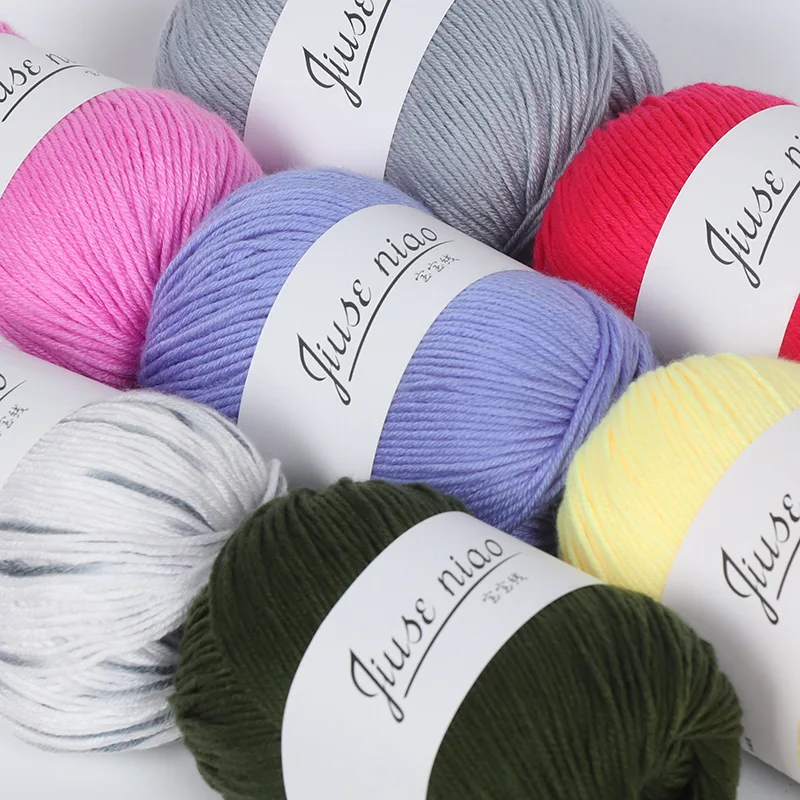 Colorful Durable Milk Fiber Wool Hand Knitting Colorful Thread Baby Comfortable Eco-dyed Cotton Yarn Worsted Wool Needlework
Colorful Durable Milk Fiber Wool Hand Knitting Colorful Thread Baby Comfortable Eco-dyed Cotton Yarn Worsted Wool Needlework