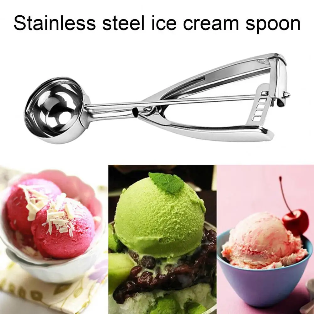 Stainless Steel 1 Set Modern Meatballs Ice Cream Spoon Food Grade Ice Cream Spoon Anti-aging for Dessert
Stainless Steel 1 Set Modern Meatballs Ice Cream Spoon Food Grade Ice Cream Spoon Anti-aging for Dessert