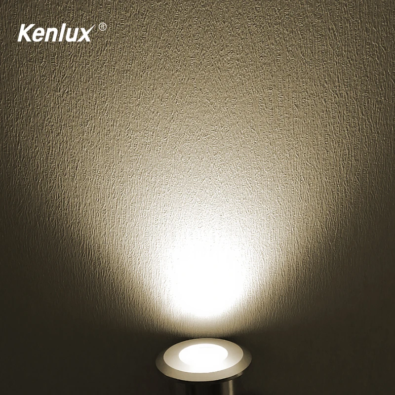 Kenlux LED Inground Light 2 Вт d52мм COB Алюминиевый наружный Подземный светодиодный светильник