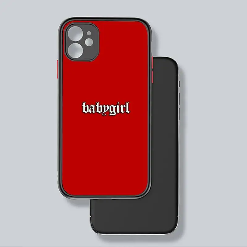 BABY Babe Babygirl Phone Case For iphone 12 11 8 7 plus mini x xs xr pro max matte transparent cover
BABY Babe Babygirl Phone Case For iphone 12 11 8 7 plus mini x xs xr pro max matte transparent cover