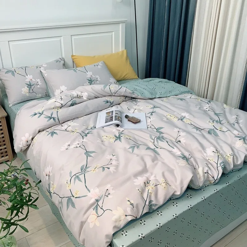 Tropical Leaves Duvet cover with Zipper Blossom Flowers Deer printed Bedding set 100%Brushed Cotton Soft Bed Sheet 2 Pillowcases
Tropical Leaves Duvet cover with Zipper Blossom Flowers Deer printed Bedding set 100%Brushed Cotton Soft Bed Sheet 2 Pillowcases