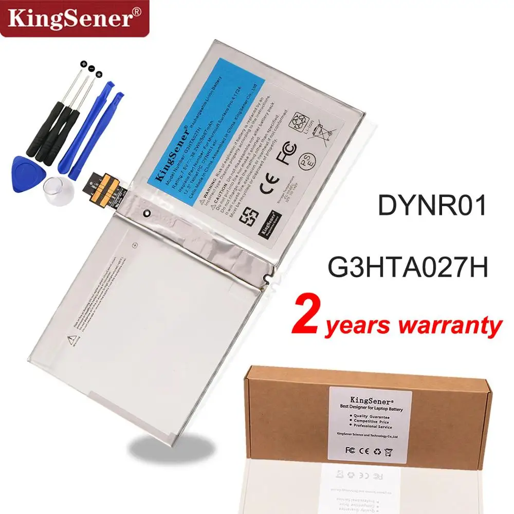 Аккумулятор KingSener G3HTA027H DYNR01 для ноутбука Microsoft Surface Pro 4 1724 12 3 дюйма 7 5 в 5087 Вт/ч |