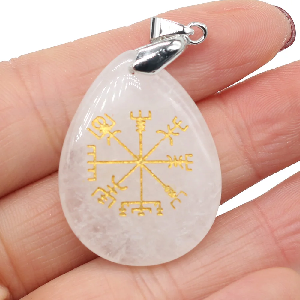 Healing Chakra Stone Pendant Drop Shape For DIY Necklace Jewelry Simple Pattern Decoration 25x35mm
Healing Chakra Stone Pendant Drop Shape For DIY Necklace Jewelry Simple Pattern Decoration 25x35mm