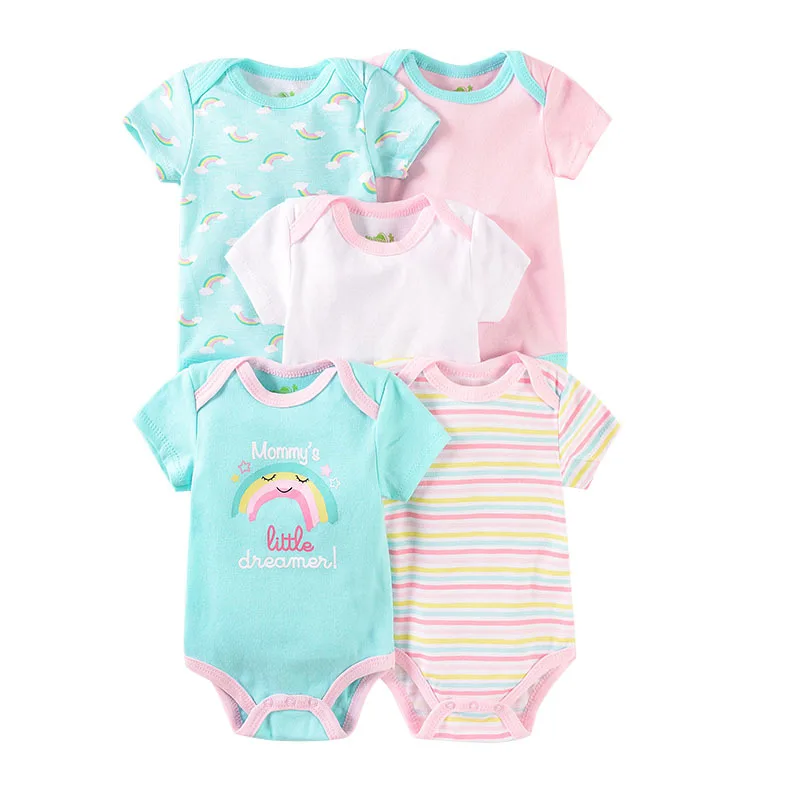 5pcs Cotton Baby Clothes Baby Boys Girls Romper Summer Short Sleeve Cotton Cartoon for Newborns ropa bebe Kid Overalls
5pcs Cotton Baby Clothes Baby Boys Girls Romper Summer Short Sleeve Cotton Cartoon for Newborns ropa bebe Kid Overalls
