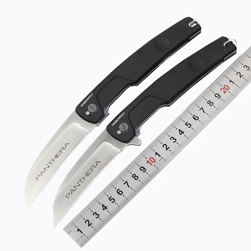 NEW PANTHERA Folding Knife Aluminum Handle N690 Blade Folding Knife Ball Bearing Outdoor Tactical Camp Hunting EDC Knife
NEW PANTHERA Folding Knife Aluminum Handle N690 Blade Folding Knife Ball Bearing Outdoor Tactical Camp Hunting EDC Knife