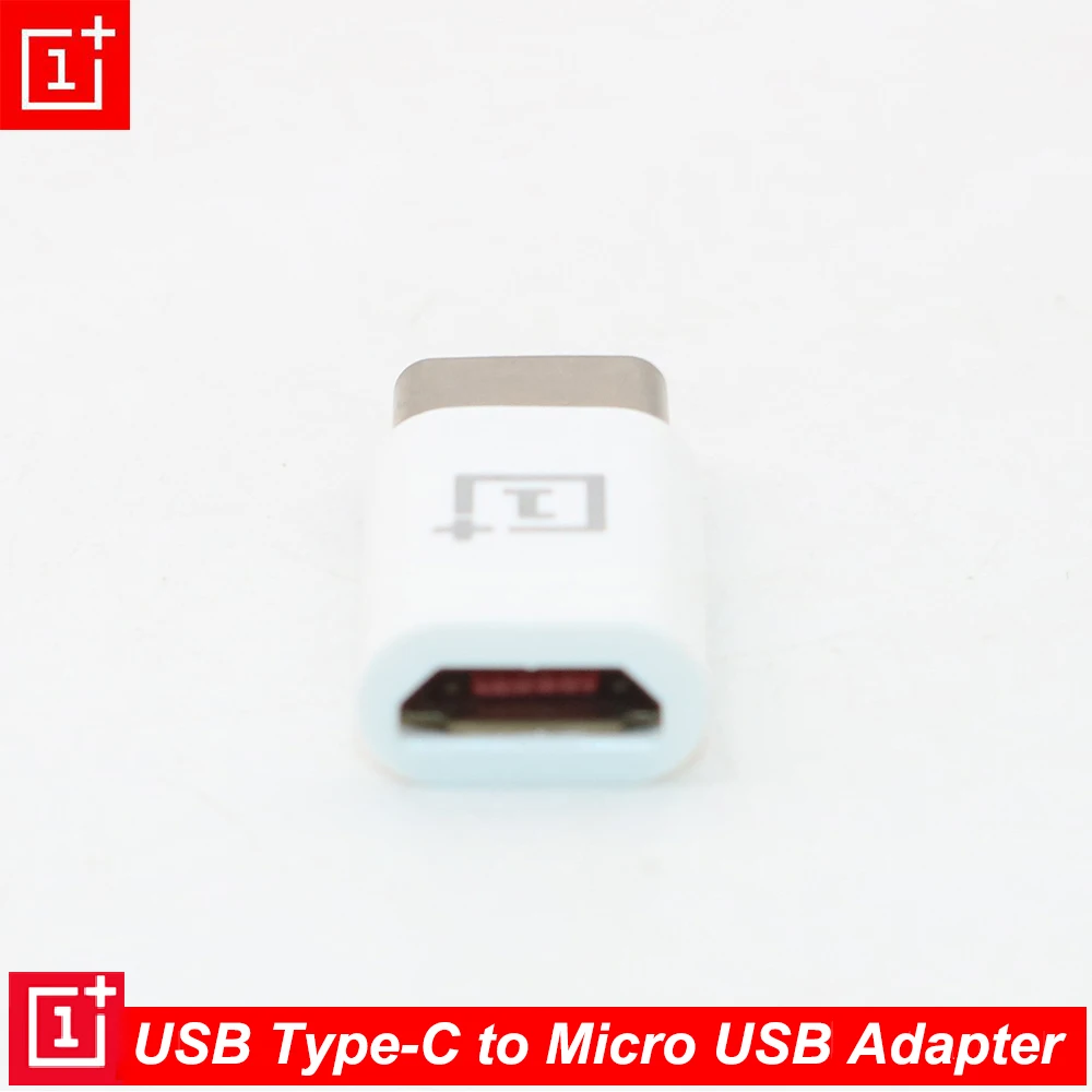 Оригинальный адаптер ONEPLUS USB Type-C к Micro конвертер зарядный кабель трансмиссионная