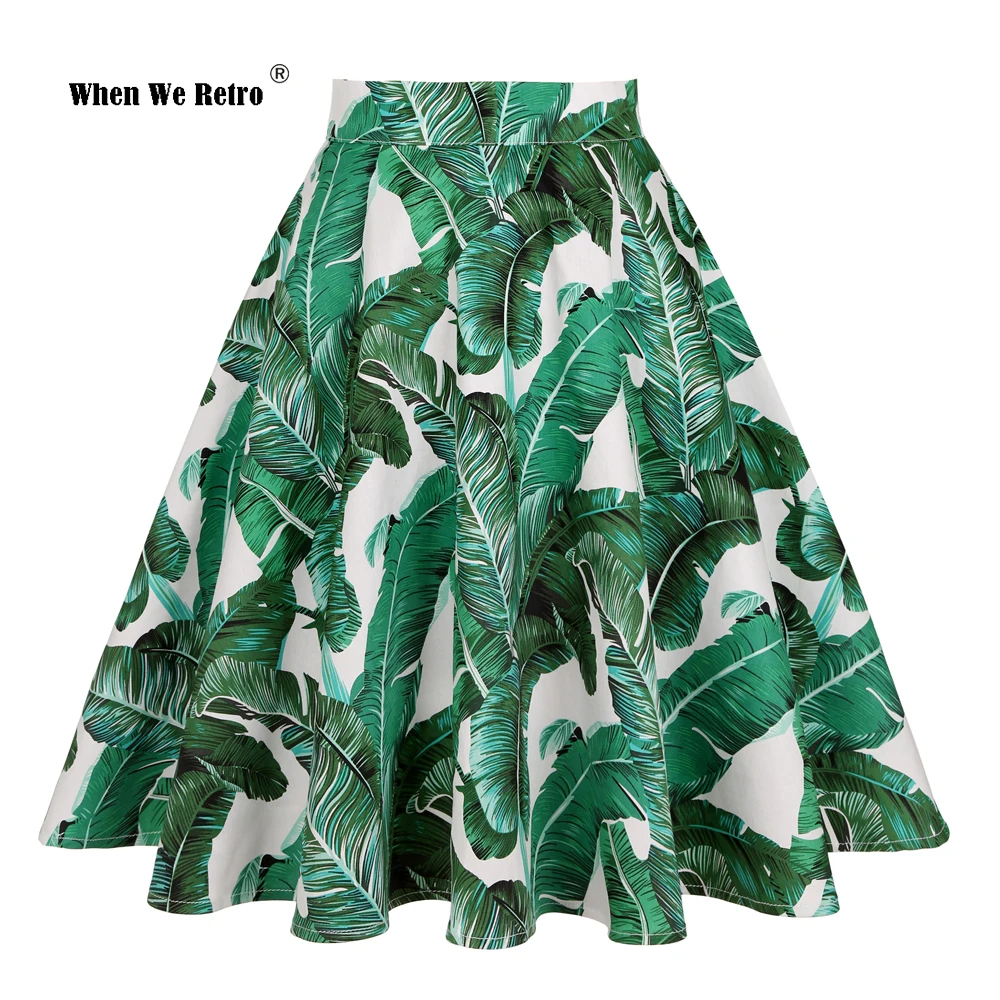 Cotton Floral Printed Retro Swing Vintage Skirt VD0020 Rokken Punk Summer Women Black White and Green Skirts
Cotton Floral Printed Retro Swing Vintage Skirt VD0020 Rokken Punk Summer Women Black White and Green Skirts