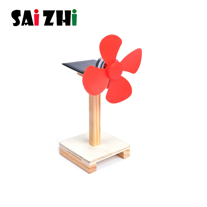 Saizhi ствол игрушка Diy Solar Fan разработка интеллектуальных моделей Игрушек наука