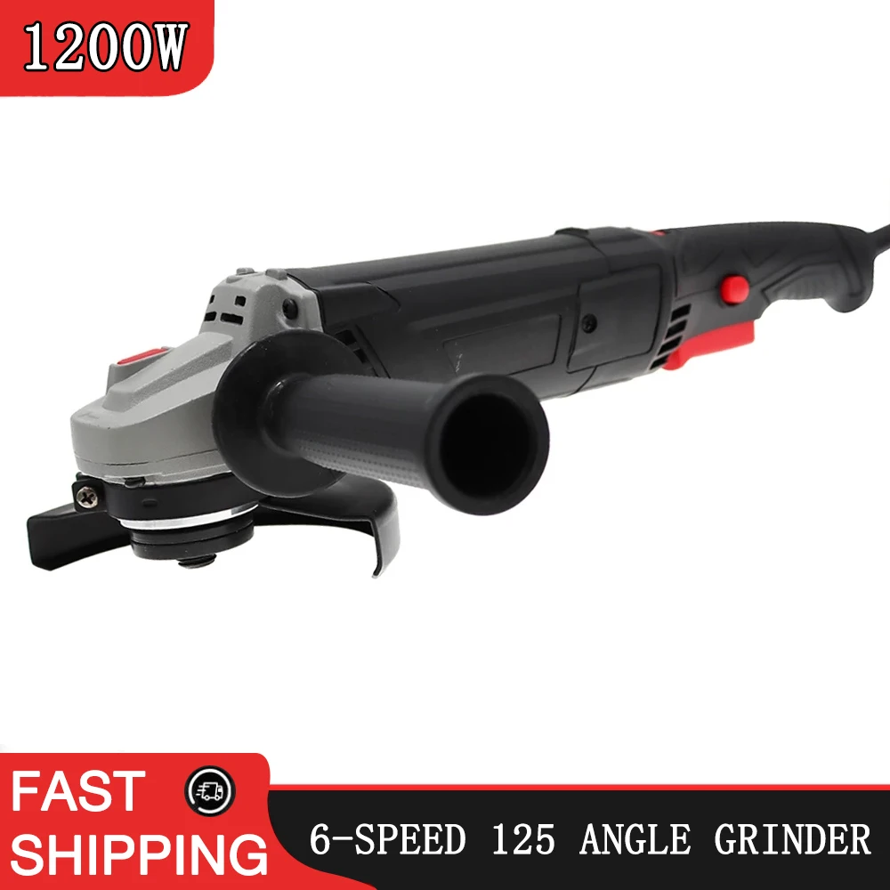 125 type adjustable speed angle grinder 1200W high power multifunctional industrial grade cutting machine polishing machine
125 type adjustable speed angle grinder 1200W high power multifunctional industrial grade cutting machine polishing machine