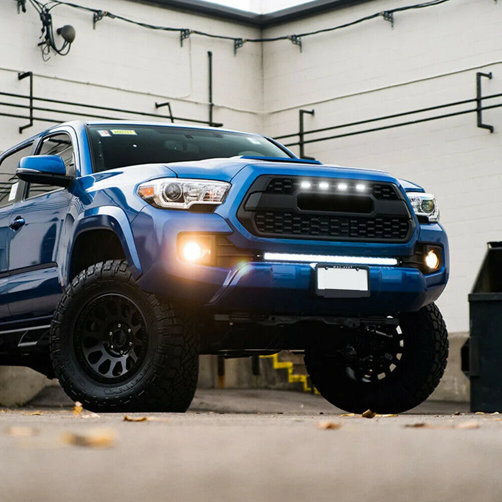 Светодиодные решетчатые светильники 12-24 В постоянного тока для Toyota Tacoma Raptor Style TRD Pro с белыми линзами
Светодиодные решетчатые светильники 12-24 В постоянного тока для Toyota Tacoma Raptor Style TRD Pro с белыми линзами