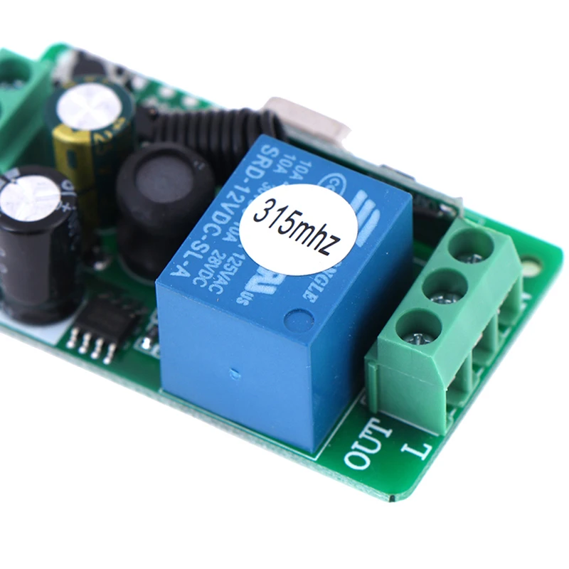 220V 1 Channel Wireless Relay RF Remote Control Switch Receiver 315/433MHZ 5.4cm*3.1cm*1.4cm
220V 1 Channel Wireless Relay RF Remote Control Switch Receiver 315/433MHZ 5.4cm*3.1cm*1.4cm