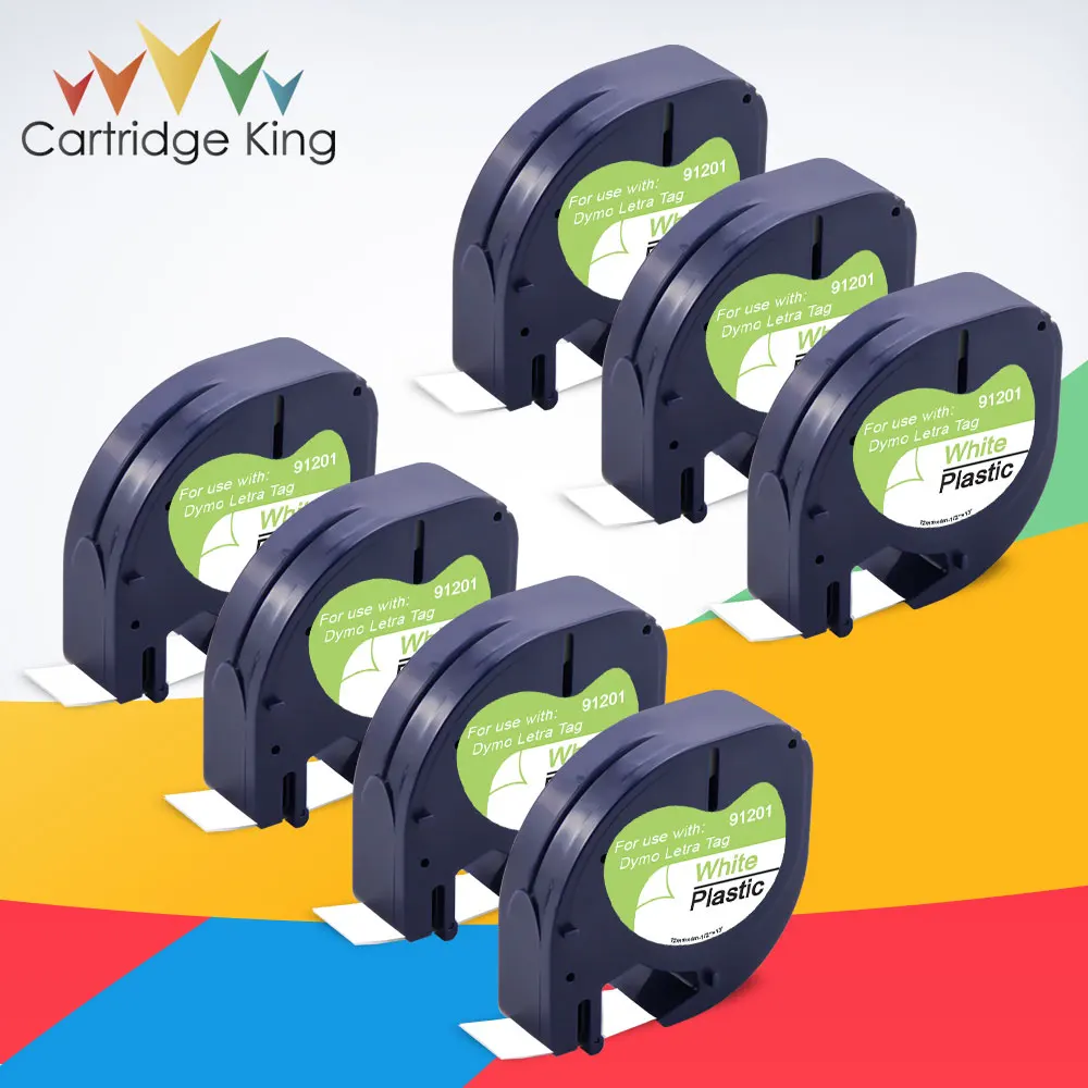 7PK Compatible for DYMO LT Tape 91201 91221 91331 Black on White 12mm For Dymo T-100H LT-100T Plus QX50 XM XR 2000 Label Printer
7PK Compatible for DYMO LT Tape 91201 91221 91331 Black on White 12mm For Dymo T-100H LT-100T Plus QX50 XM XR 2000 Label Printer