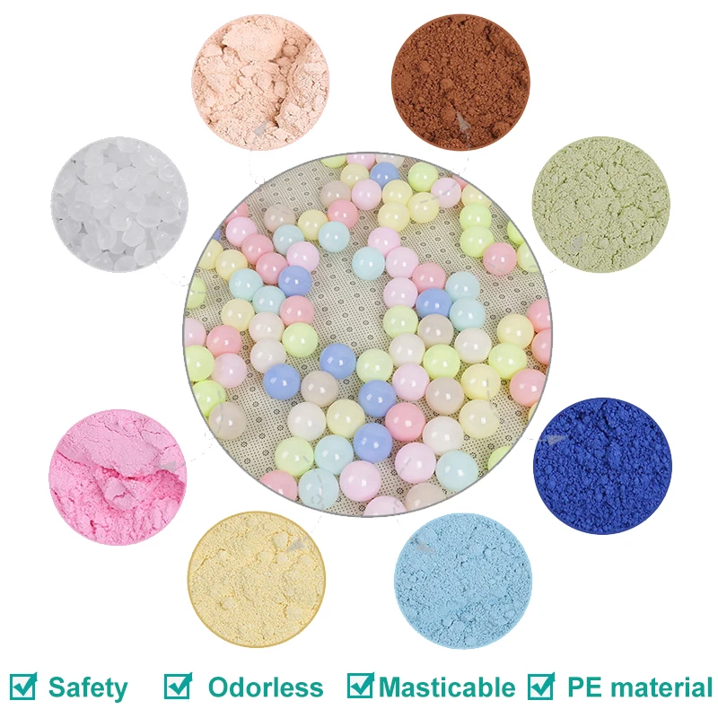 7 см детские пластиковые красочные шарики утолщенные водяные пузырьки для