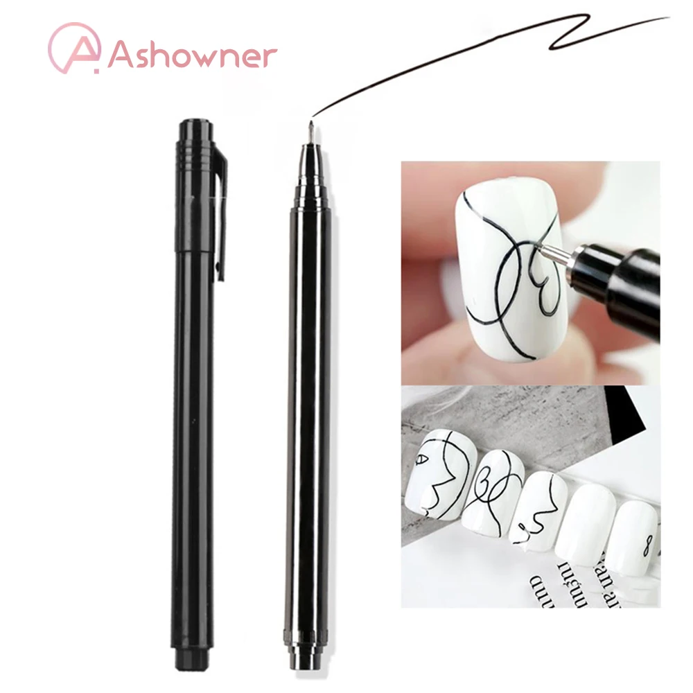 Nail Art Graffiti Pen Waterproof Drawing Painting Liner Brush DIY Flower Abstract Lines Details Nail Art Beauty Tool new
Nail Art Graffiti Pen Waterproof Drawing Painting Liner Brush DIY Flower Abstract Lines Details Nail Art Beauty Tool new