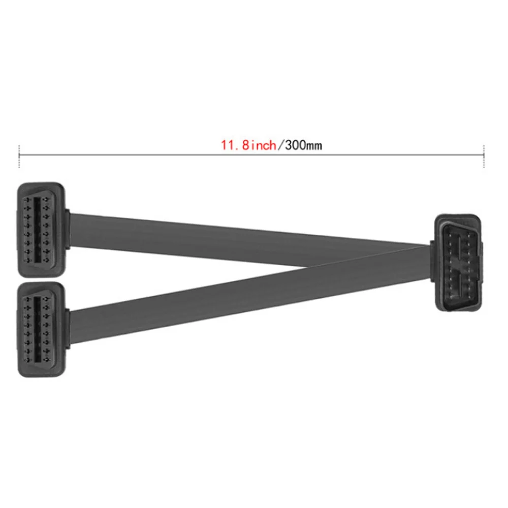 Car OBD Extended 1 IN 2 Converted Cable Male to Female 16Pin Port 30cm Length
Car OBD Extended 1 IN 2 Converted Cable Male to Female 16Pin Port 30cm Length