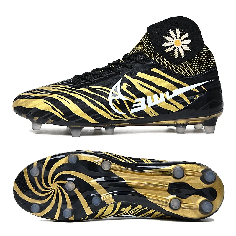 Men's Soccer Shoes High Ankle Cleats Teenager Breathable Sneakers Size 34-46 Grass Training FG / TF Kids Antiskid Football Boots
Men's Soccer Shoes High Ankle Cleats Teenager Breathable Sneakers Size 34-46 Grass Training FG / TF Kids Antiskid Football Boots