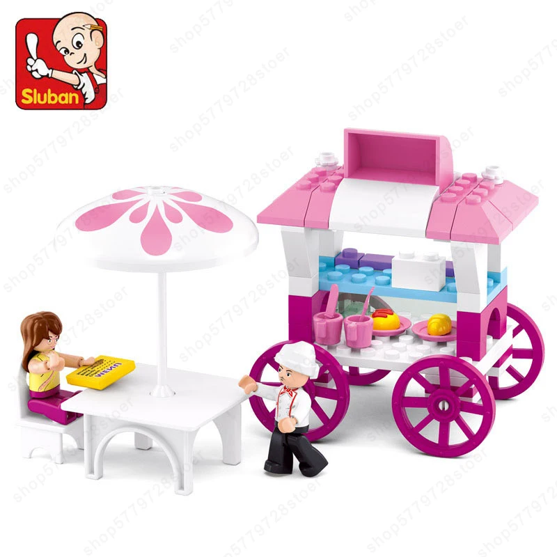 New Sluban Building Block Girl Dream Friends Ffood Stall 78pcs Educational Bricks Toy-Boy retail box for children toy Gifts
New Sluban Building Block Girl Dream Friends Ffood Stall 78pcs Educational Bricks Toy-Boy retail box for children toy Gifts