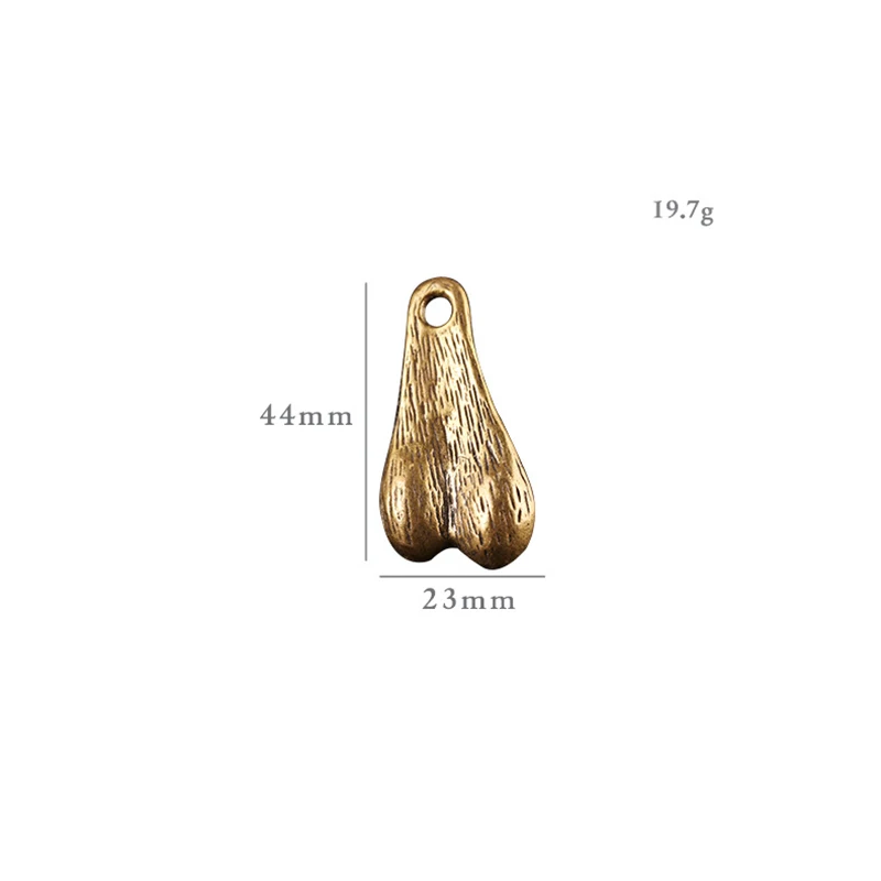 Solid Brass Men Testicles Pendant for Keychain Trendy Balls Keyring Hanging Jewelry Novelty Car Key Chain Fob Punk DIY Accessory | Украшения