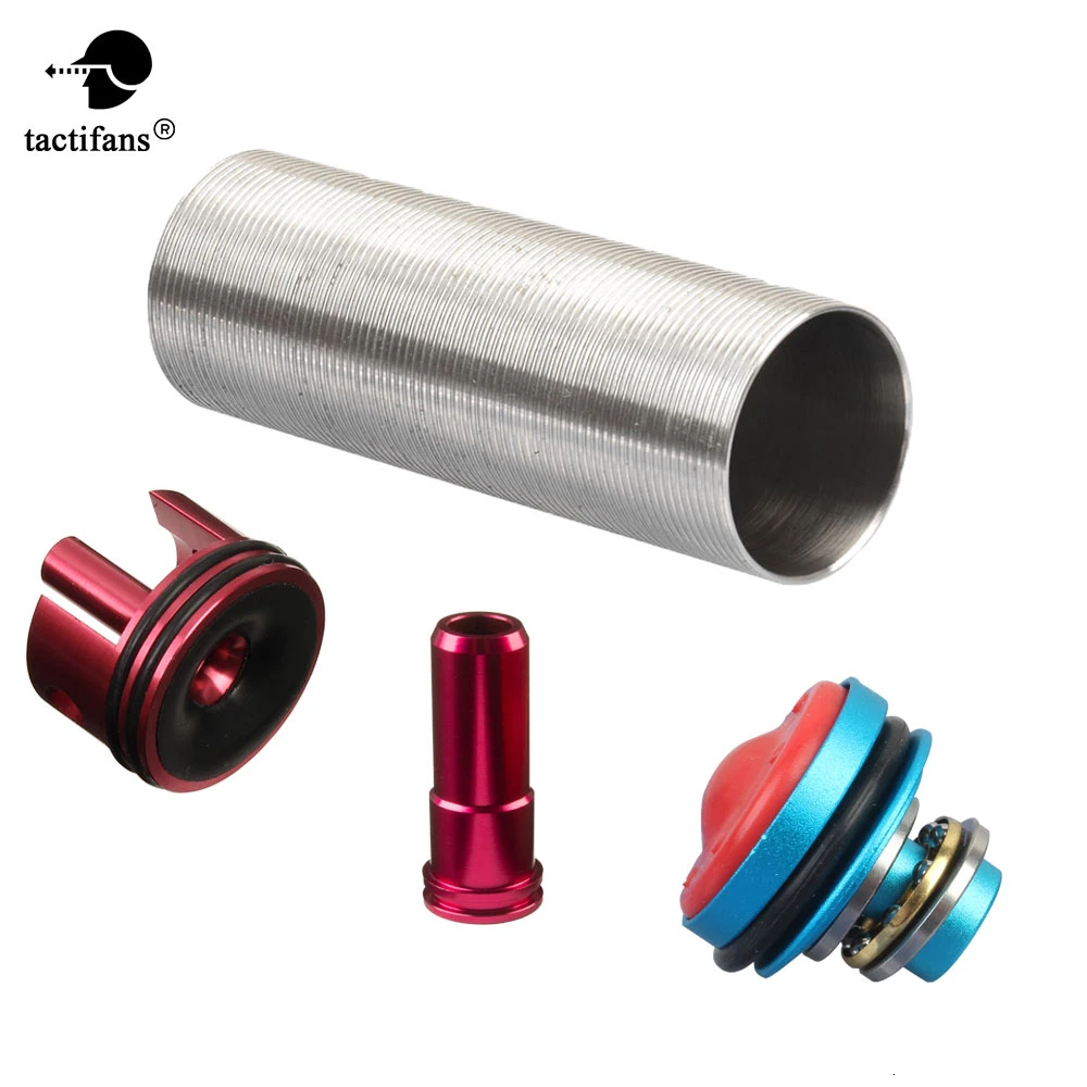 4pcs Piston Head /nozzle /Cylinder / Cylinder Head Set For M4 Series Airsoft AEG Paintball Shooting Hunting Accessories
4pcs Piston Head /nozzle /Cylinder / Cylinder Head Set For M4 Series Airsoft AEG Paintball Shooting Hunting Accessories