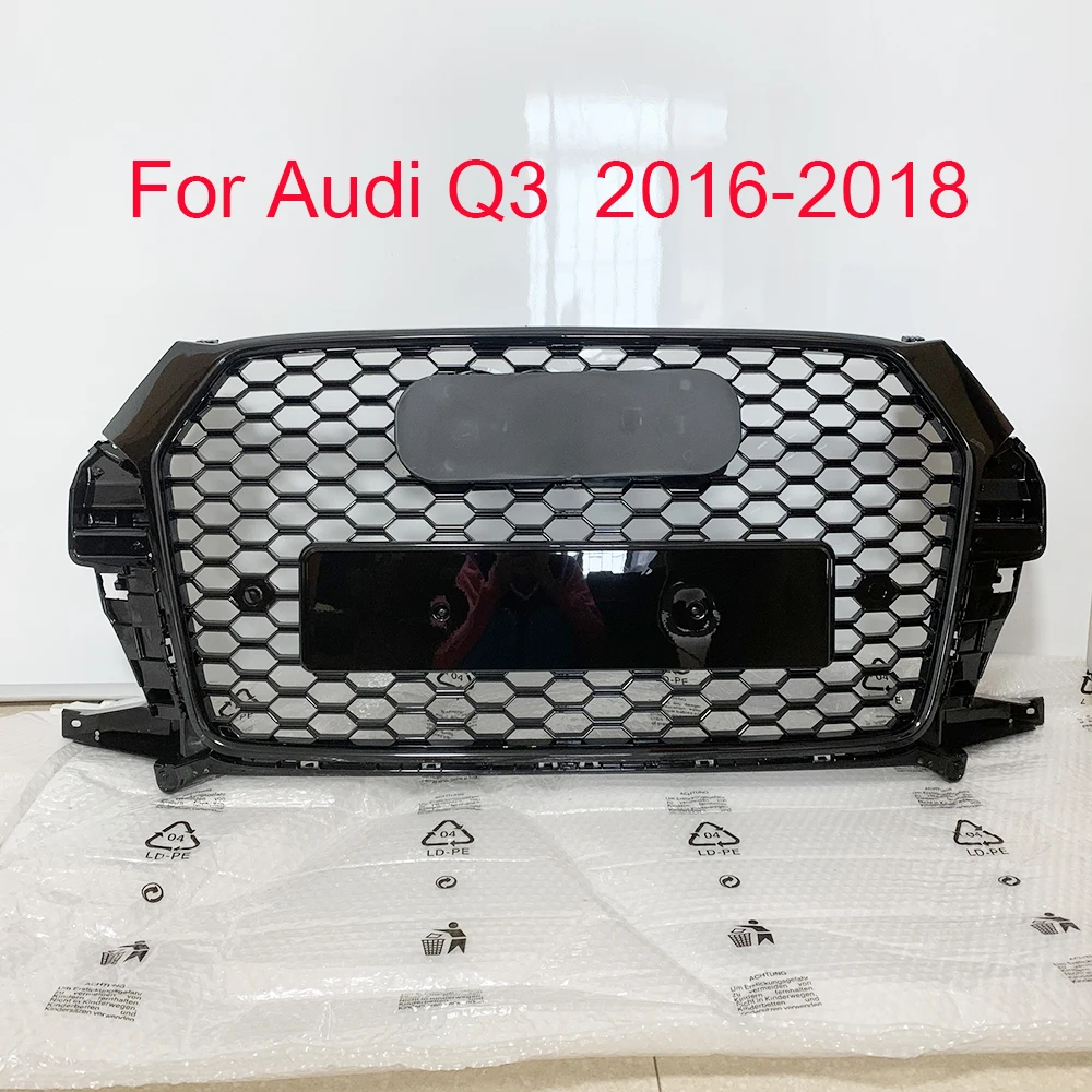 Решетка переднего бампера для Audi Q3/SQ3 2016 2017 2018 (установка модели RSQ3) автомобильные