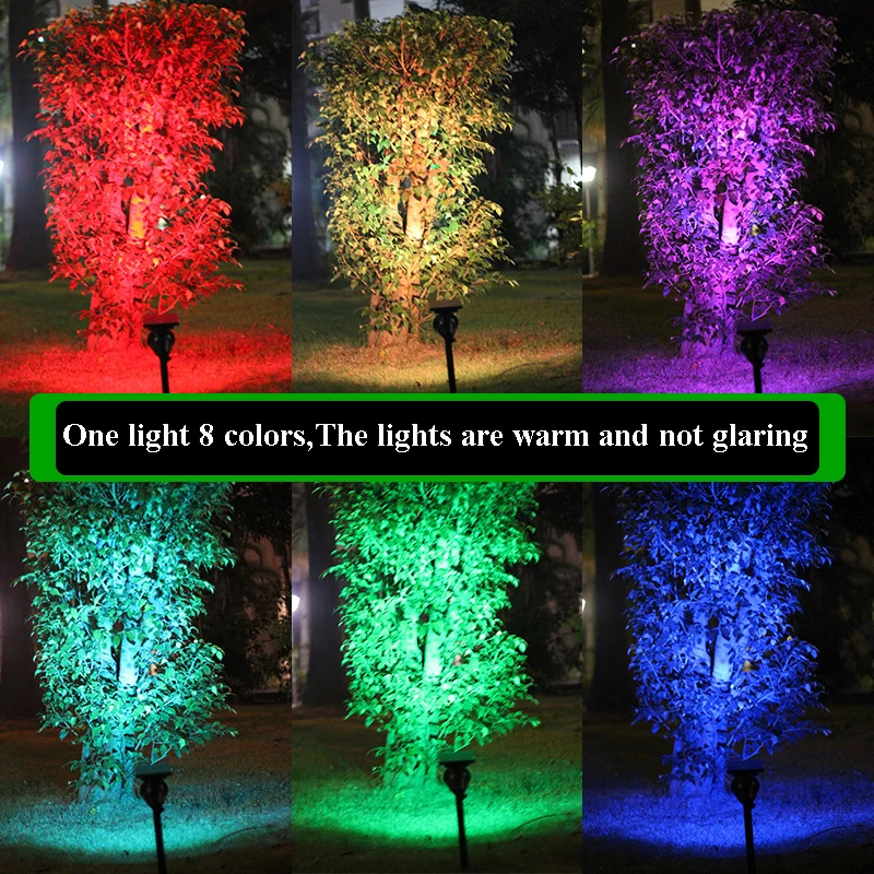 Remote Control Garden Solar Lights RGB Lawn Lamp Spotlight Flower Garden Flood Lights Insert Villa Landscape Decorative Lighting
Remote Control Garden Solar Lights RGB Lawn Lamp Spotlight Flower Garden Flood Lights Insert Villa Landscape Decorative Lighting