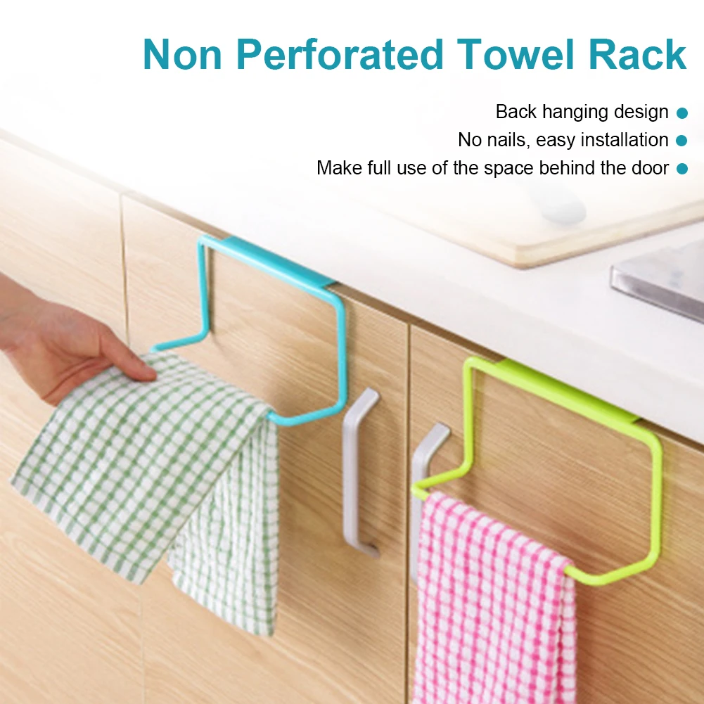 Plastic Hanging Towel Holder Over Cabinet Towel Bar Bathroom Kitchen Towel Rag Rack Space Saving Shelf Hanger Home Accessories
Plastic Hanging Towel Holder Over Cabinet Towel Bar Bathroom Kitchen Towel Rag Rack Space Saving Shelf Hanger Home Accessories