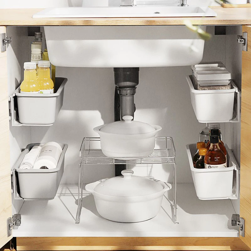 Wall-mounted Drawer Storage Rack Shelf For Kitchen Organizer And Container Bathroom Accessories Cabinet Organizer Storage Basket
Wall-mounted Drawer Storage Rack Shelf For Kitchen Organizer And Container Bathroom Accessories Cabinet Organizer Storage Basket