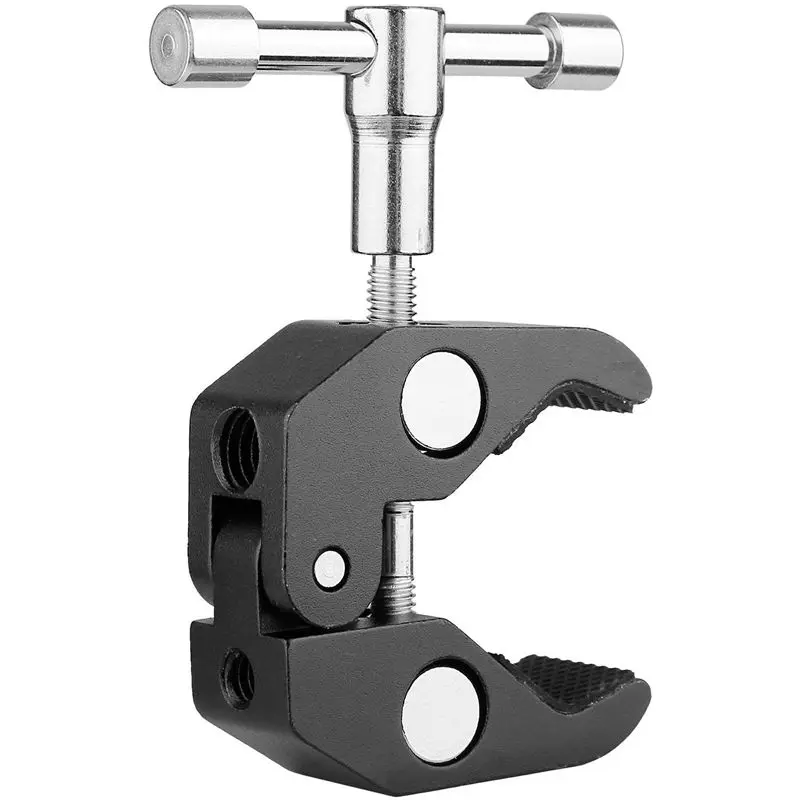 2Pack Super Clamp Crab Clamp Photography with / 1/4 and 3/8 inch Thread Rod Clamp Pliers Clip for DSLR Rig Cameras, 15mm Rods, L
2Pack Super Clamp Crab Clamp Photography with / 1/4 and 3/8 inch Thread Rod Clamp Pliers Clip for DSLR Rig Cameras, 15mm Rods, L