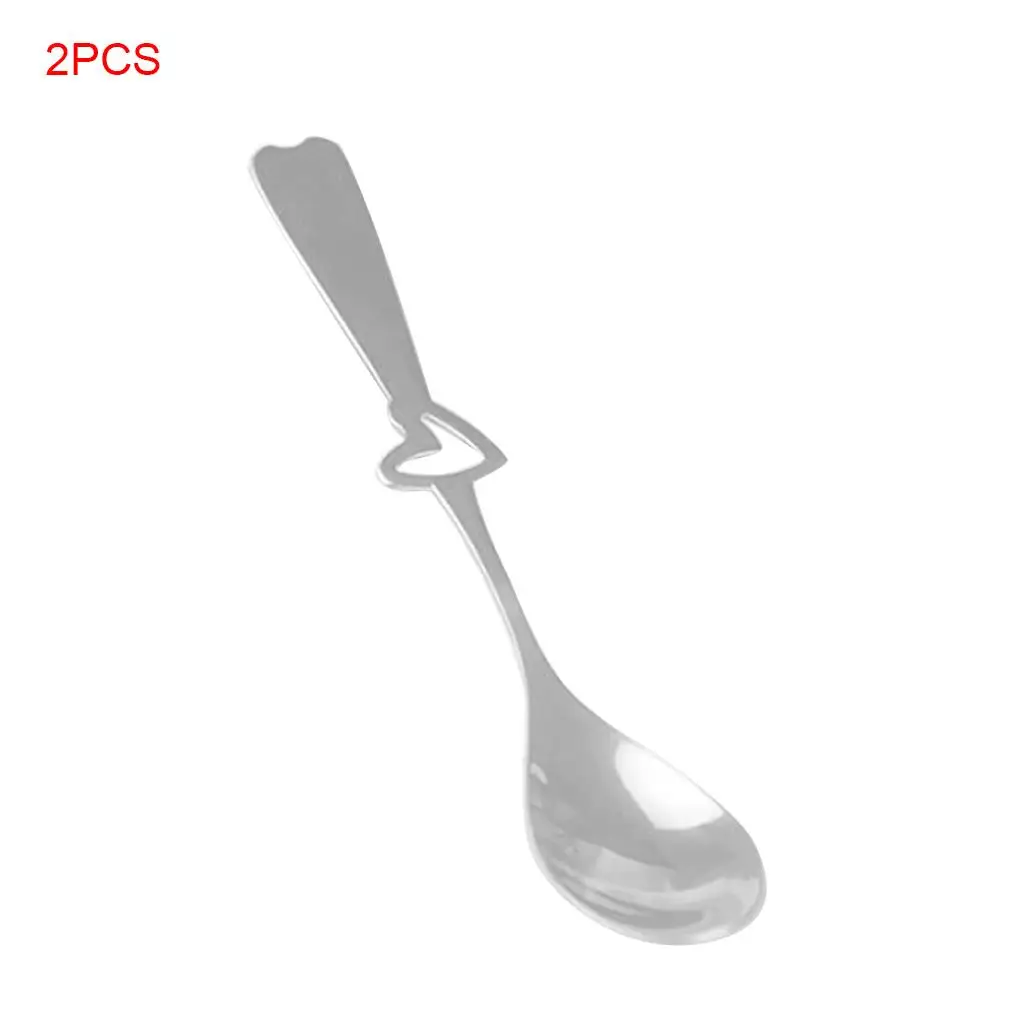 2 PCS Hollow Heart Long Handle Stainless Steel Tea Coffee Stir Spoon Desserts Snacks Dinnerware Porcelain Teaspoon
2 PCS Hollow Heart Long Handle Stainless Steel Tea Coffee Stir Spoon Desserts Snacks Dinnerware Porcelain Teaspoon