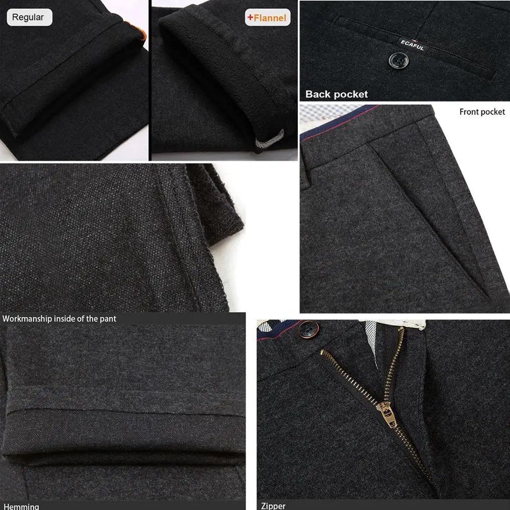 NIGRITY 2020 New Mens Casual Business Pant Stretchy Elastic Sanded Fabric Slim Straight Pant Black Blue Khaki Plus Size 28-40
NIGRITY 2020 New Mens Casual Business Pant Stretchy Elastic Sanded Fabric Slim Straight Pant Black Blue Khaki Plus Size 28-40